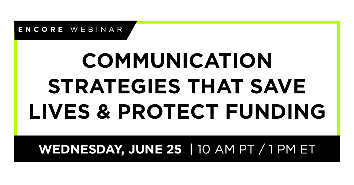 Encore Save Lives Webinar